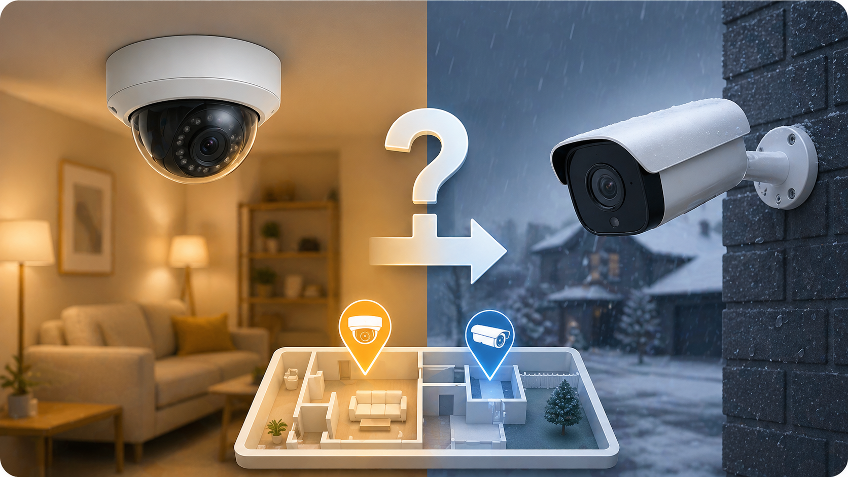 Как выбрать камеру видеонаблюдения для дома и улицы